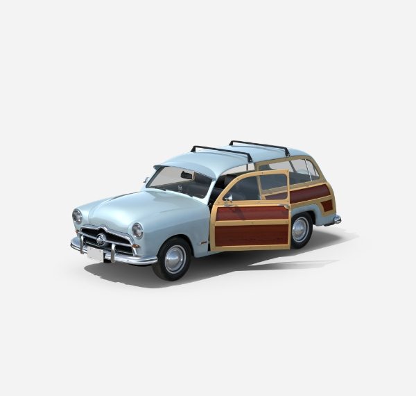 Blue Car Toy